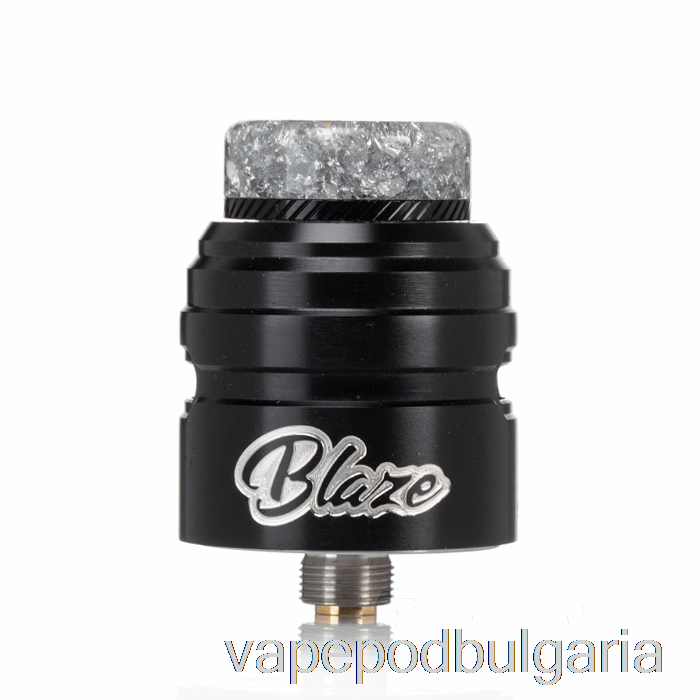 Vape Bulgaria Thunderhead Creatives Blaze Solo 24mm Bf Rda Silver Black